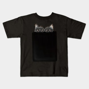 Cat in pocket II Kids T-Shirt